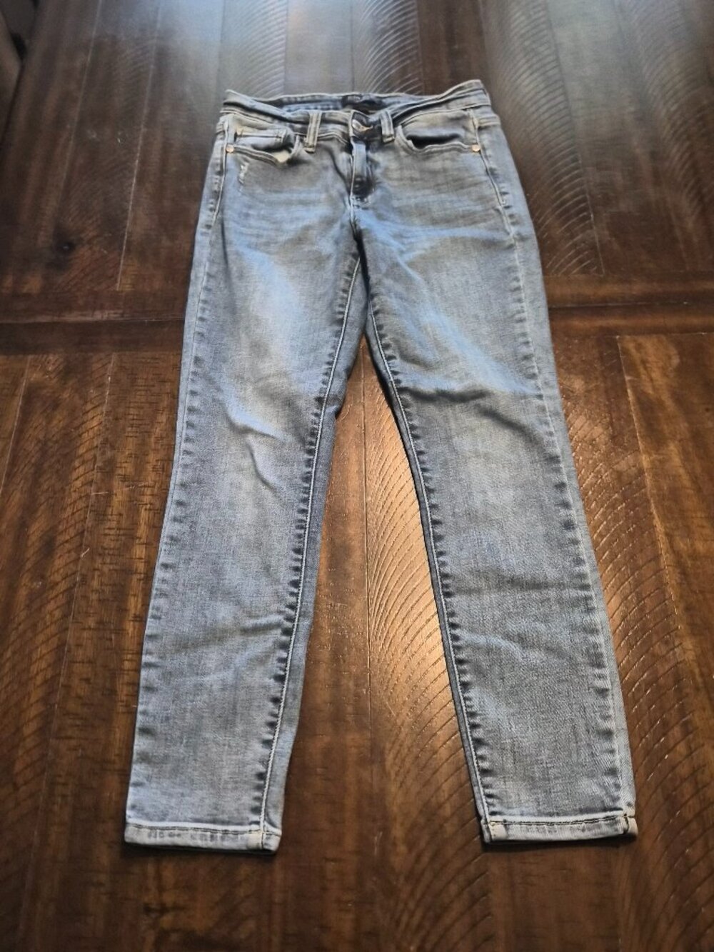 JUDY BLUE Skinny Fit Jeans Blue Denim Womens Size 5/27 Stretch Medium Wash G951